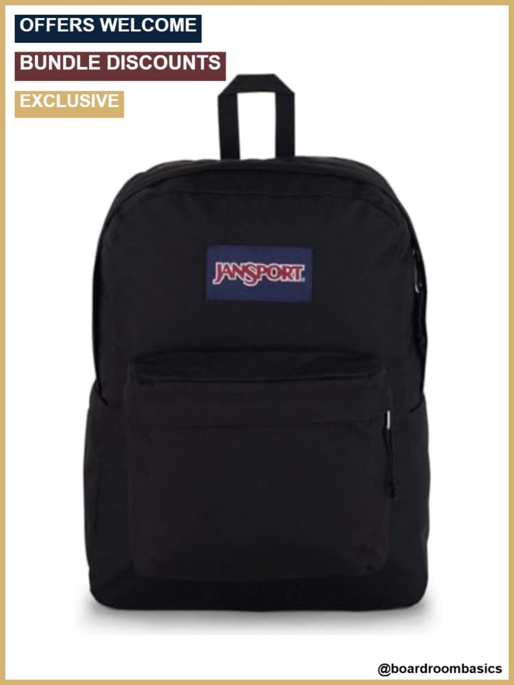 JanSport SuperBreak Plus 15" Laptop Backpack 600D Polyester School Travel
